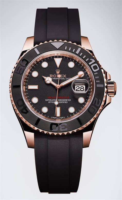 rolex yacht-master- everose gold ceramic watch|rolex yacht master 40mm price.